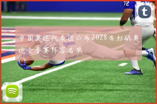 中国奥运代表团公布2028洛杉矶奥运会参赛阵容名单