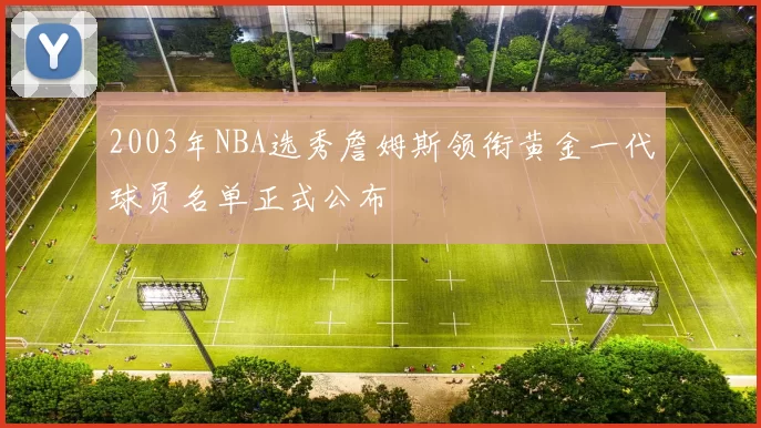 2003年NBA选秀詹姆斯领衔黄金一代球员名单正式公布