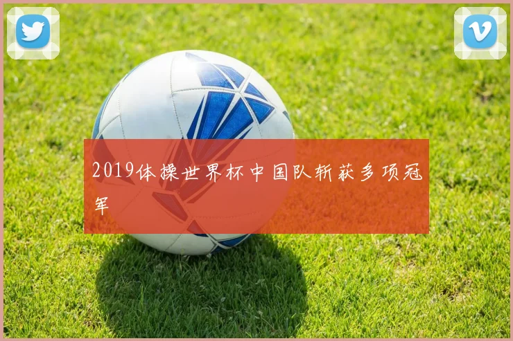 2019体操世界杯中国队斩获多项冠军